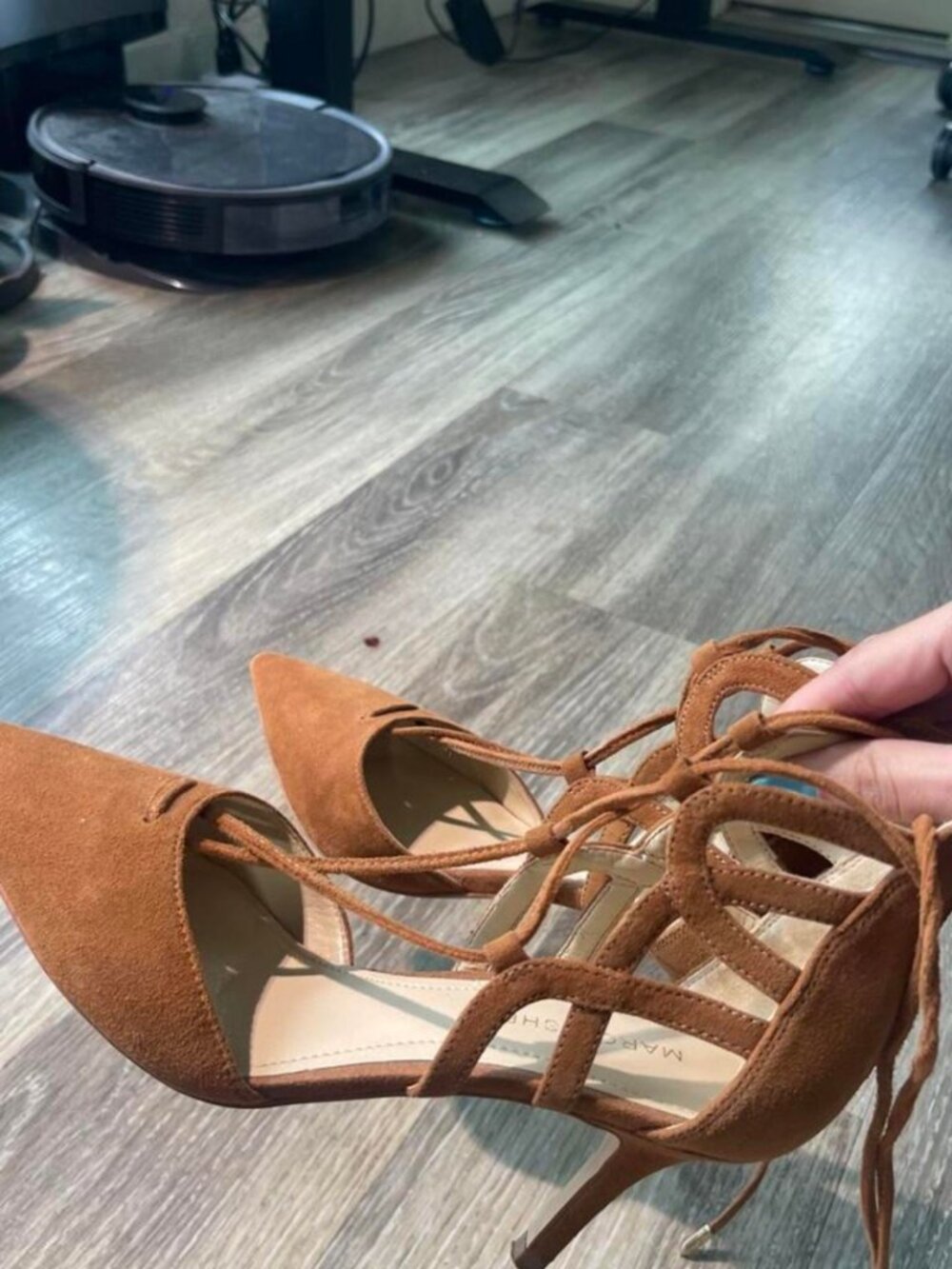 Marc Fisher Women's Brown and Tan Courts